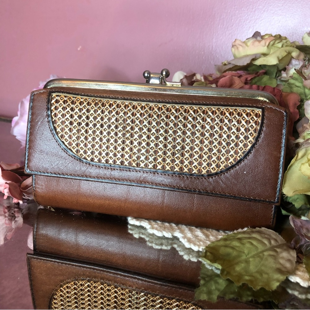 Pricess Gardner brown top grain cowhide wallet